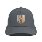 Vegas Golden Knights Levelwear Signal Copper Insignia Trucker Adjustable Hat - Charcoal/White Hats
