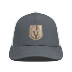 Vegas Golden Knights Levelwear Signal Copper Insignia Trucker Adjustable Hat - Charcoal/White Hats