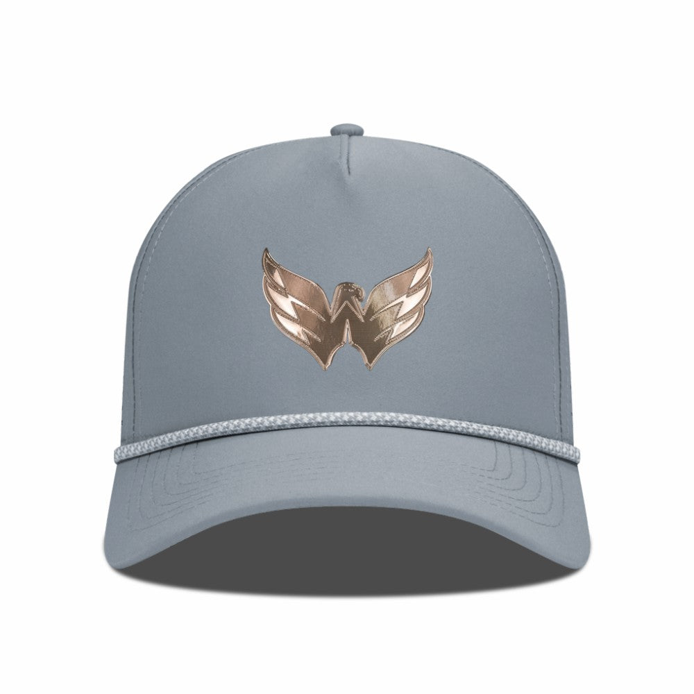 Washington Capitals Levelwear Gordon Copper Insignia Vented Adjustable Hat - Gray Hats