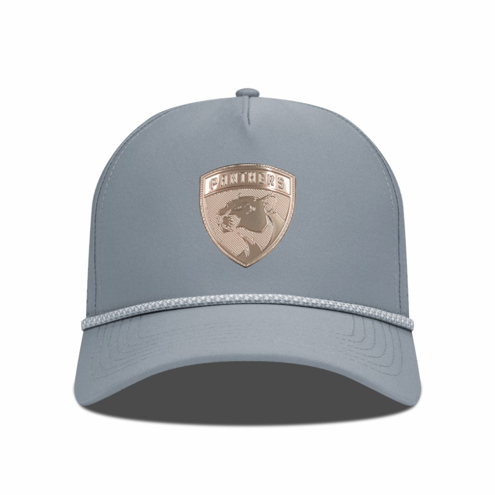 Florida Panthers Levelwear Gordon Copper Insignia Vented Adjustable Hat - Gray Hats