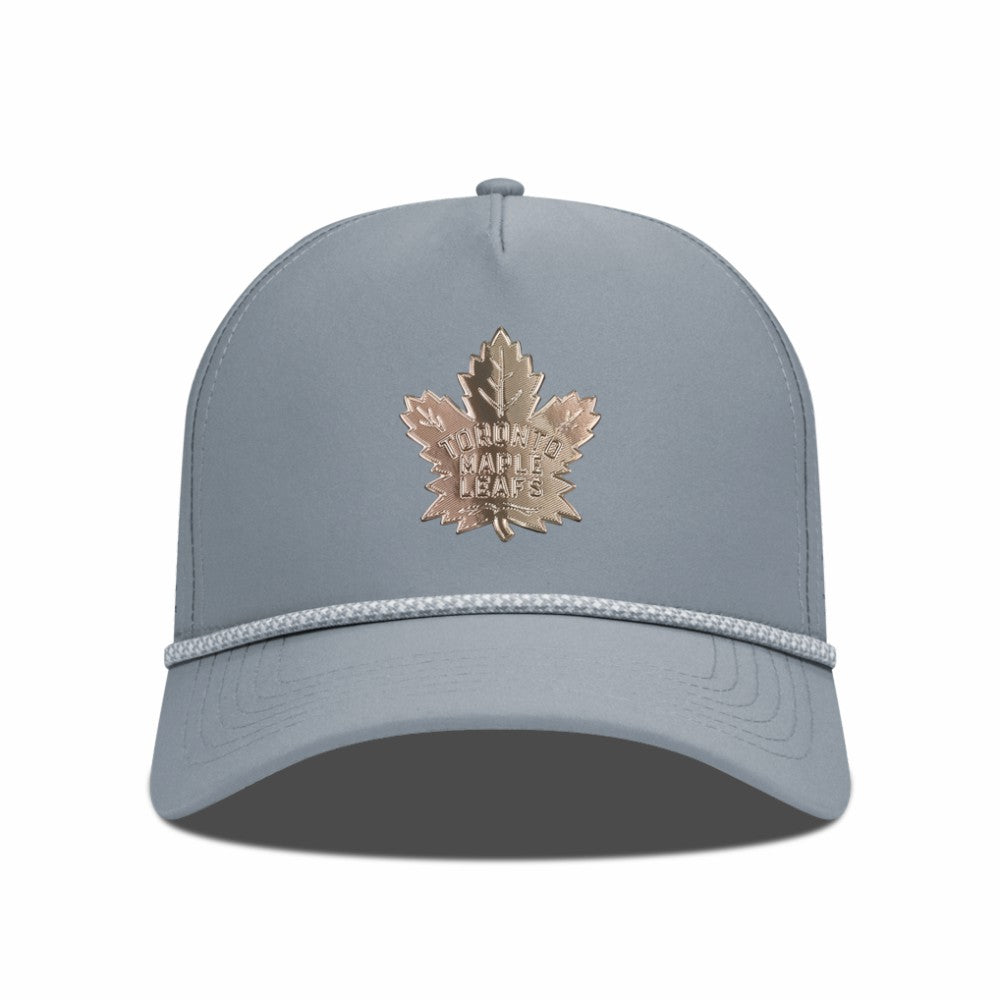 Toronto Maple Leafs Levelwear Gordon Copper Insignia Vented Adjustable Hat - Gray Hats