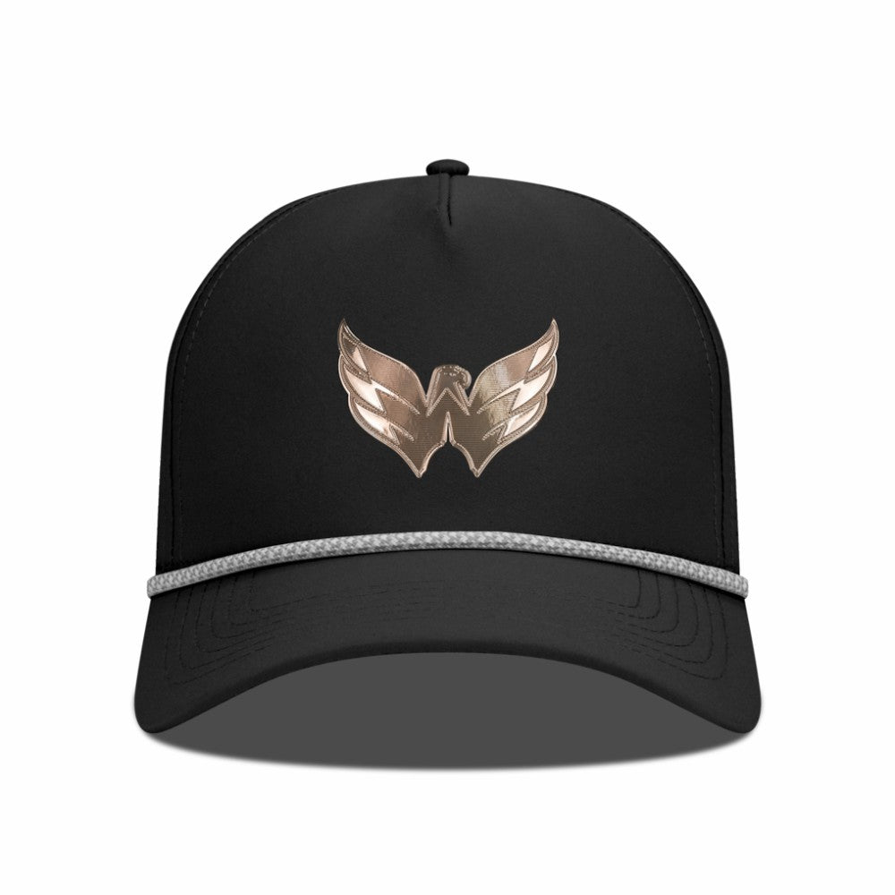 Washington Capitals Levelwear Gordon Copper Insignia Vented Adjustable Hat - Black Hats