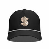 Seattle Kraken Levelwear Gordon Copper Insignia Vented Adjustable Hat - Black Hats