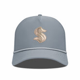 Seattle Kraken Levelwear Gordon Copper Insignia Vented Adjustable Hat - Gray Hats
