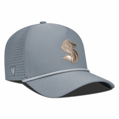 Seattle Kraken Levelwear Gordon Copper Insignia Vented Adjustable Hat - Gray Hats