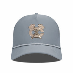 Chicago Blackhawks Levelwear Gordon Copper Insignia Vented Adjustable Hat - Gray Hats