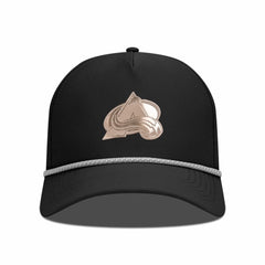 Colorado Avalanche Levelwear Gordon Copper Insignia Vented Adjustable Hat - Black Hats