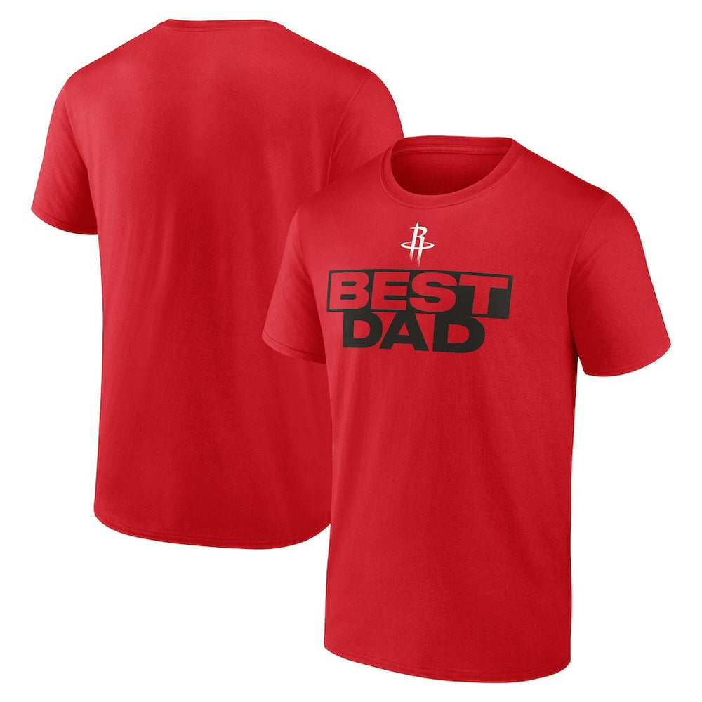 Houston Rockets Greatest Dad T-Shirt - Red sale