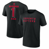 Toronto Raptors #1 Dad Jersey T-Shirt - Black on sale