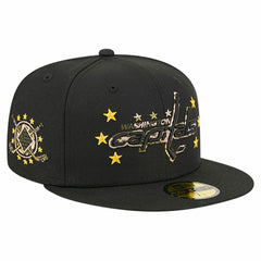 Washington Capitals New Era Military Appreciation Digital Camo Stars 59FIFTY Fitted Hat - Black Hats