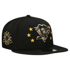 Pittsburgh Penguins New Era Military Appreciation Digital Camo Stars 59FIFTY Fitted Hat - Black Hats