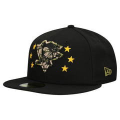 Pittsburgh Penguins New Era Military Appreciation Digital Camo Stars 59FIFTY Fitted Hat - Black Hats