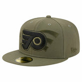 Philadelphia Flyers New Era Military Appreciation Flag 59FIFTY Fitted Hat - Olive Hats
