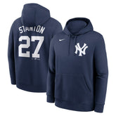 Giancarlo Stanton New York Yankees Player Name & Number Club Fleece Pullover Hoodie Navy