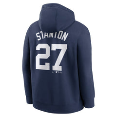 Giancarlo Stanton New York Yankees Player Name & Number Club Fleece Pullover Hoodie Navy