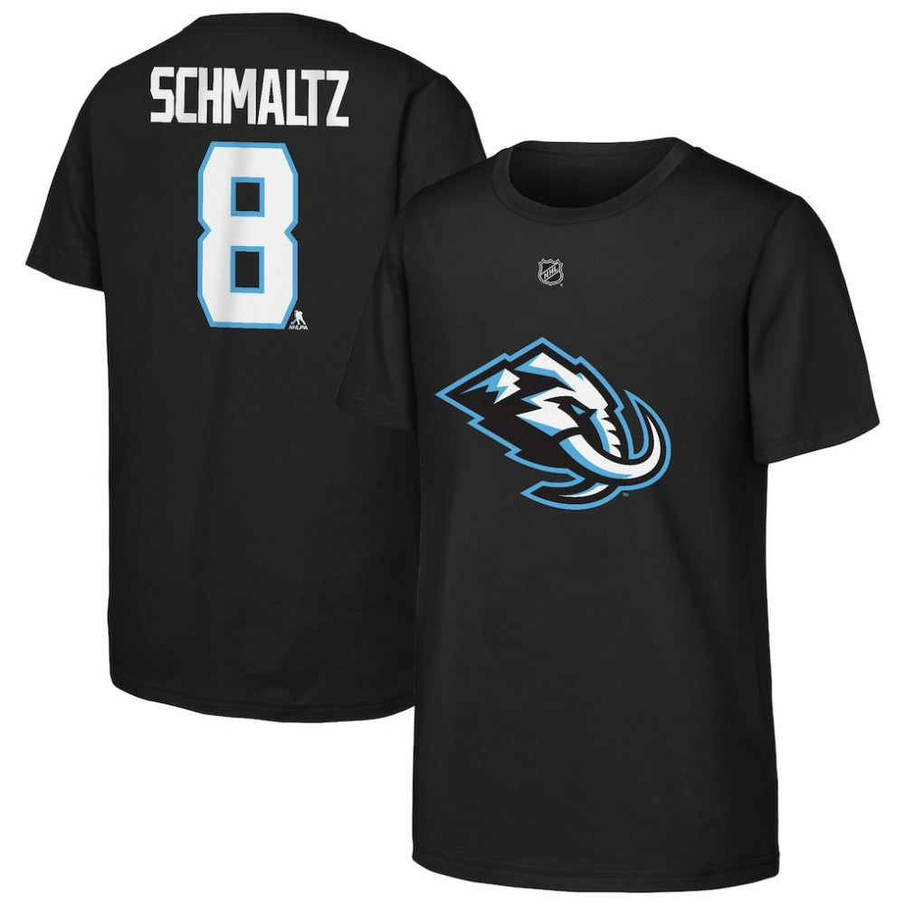 Nick Schmaltz Utah Mammoth Outerstuff Name & Number T-Shirt - Black T-shirts