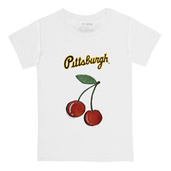 Pittsburgh Pirates Tiny Turnip Youth Cherries T-Shirt White