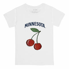 Minnesota Twins Tiny Turnip Youth Cherries T-Shirt White