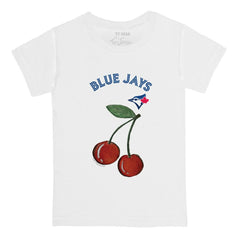 Toronto Blue Jays Tiny Turnip Youth Cherries T-Shirt White