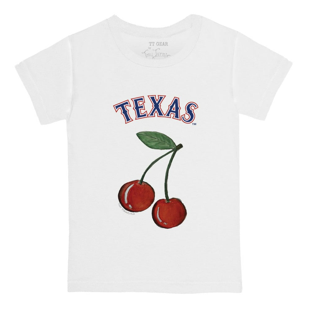 Texas Rangers Tiny Turnip Youth Cherries T-Shirt White