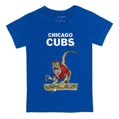 Chicago Cubs Tiny Turnip Youth Velociraptor T-Shirt Royal