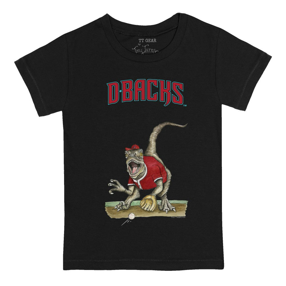Arizona Diamondbacks Tiny Turnip Youth Velociraptor T-Shirt Black