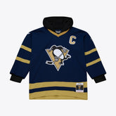 Pittsburgh Penguins Mitchell & Ness x Just Don Jersey Hoodie - Navy Jerseys