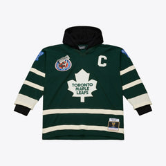 Toronto Maple Leafs Mitchell & Ness x Just Don Jersey Hoodie - Green Jerseys