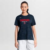 Cleveland Guardians Women's Authentic Collection Velocity Dri-FIT T-Shirt Navy