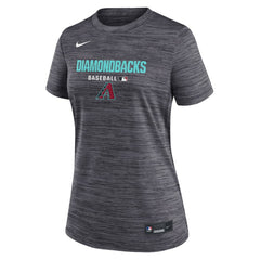 Arizona Diamondbacks Women's Authentic Collection Velocity Dri-FIT T-Shirt Black