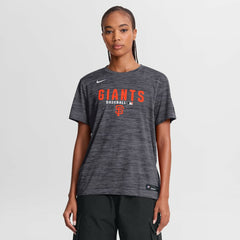 San Francisco Giants Women's Authentic Collection Velocity Dri-FIT T-Shirt Black