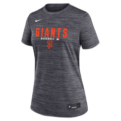 San Francisco Giants Women's Authentic Collection Velocity Dri-FIT T-Shirt Black