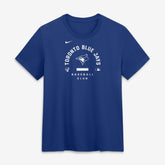 Toronto Blue Jays Women's Authentic Collection Early Work Tri-Blend Dri-FIT T-Shirt Royal
