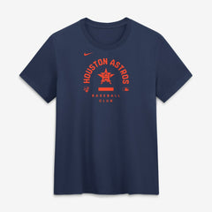 Houston Astros Women's Authentic Collection Early Work Tri-Blend Dri-FIT T-Shirt Navy