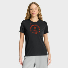 San Francisco Giants Women's Authentic Collection Early Work Tri-Blend Dri-FIT T-Shirt Black