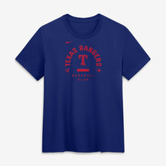 Texas Rangers Women's Authentic Collection Early Work Tri-Blend Dri-FIT T-Shirt Royal