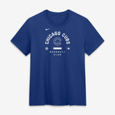 Chicago Cubs Women's Authentic Collection Early Work Tri-Blend Dri-FIT T-Shirt Royal