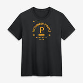 Pittsburgh Pirates Women's Authentic Collection Early Work Tri-Blend Dri-FIT T-Shirt Black