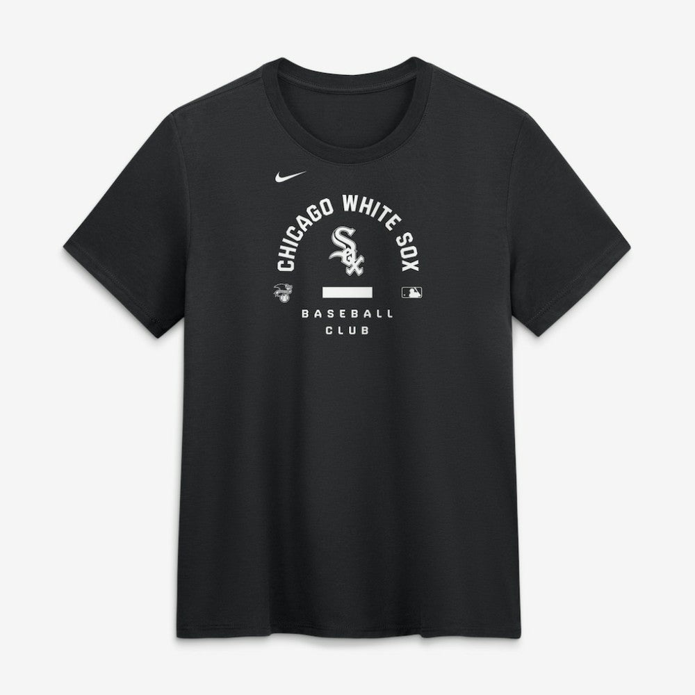 Chicago White Sox Women's Authentic Collection Early Work Tri-Blend Dri-FIT T-Shirt Black