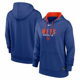 New York Mets Women's Authentic Collection Therma-FIT Hoodie Royal
