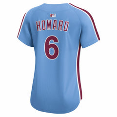 Ryan Howard Philadelphia Phillies Women's Alternate Limited Jersey Light Blue