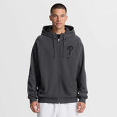 Philadelphia Phillies Authentic Collection Player Raglan Dri-FIT Full-Zip Hoodie Anthracite