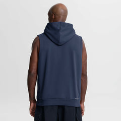 Milwaukee Brewers Authentic Collection Standard Issue Dri-FIT Sleeveless Hoodie Navy