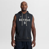 Detroit Tigers Authentic Collection Standard Issue Dri-FIT Sleeveless Hoodie Navy