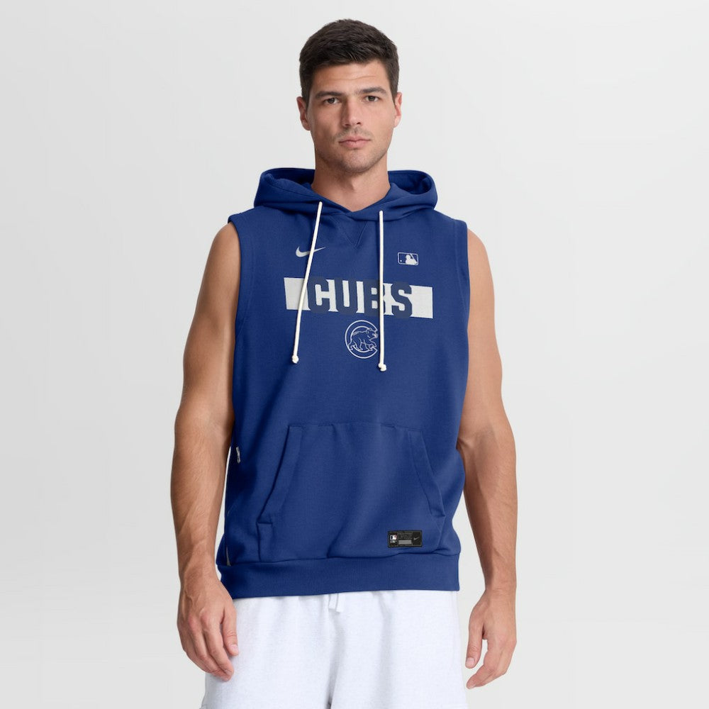 Chicago Cubs Authentic Collection Standard Issue Dri-FIT Sleeveless Hoodie Royal