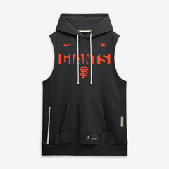 San Francisco Giants Authentic Collection Standard Issue Dri-FIT Sleeveless Hoodie Black