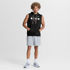 New York Mets Authentic Collection Standard Issue Dri-FIT Sleeveless Hoodie Black