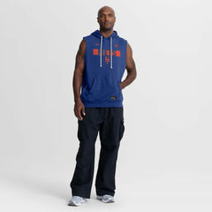 New York Mets Authentic Collection Standard Issue Dri-FIT Sleeveless Hoodie Royal