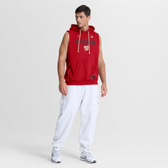 Washington Nationals Authentic Collection Standard Issue Dri-FIT Sleeveless Hoodie Red