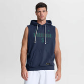 Seattle Mariners Authentic Collection Standard Issue Dri-FIT Sleeveless Hoodie Navy
